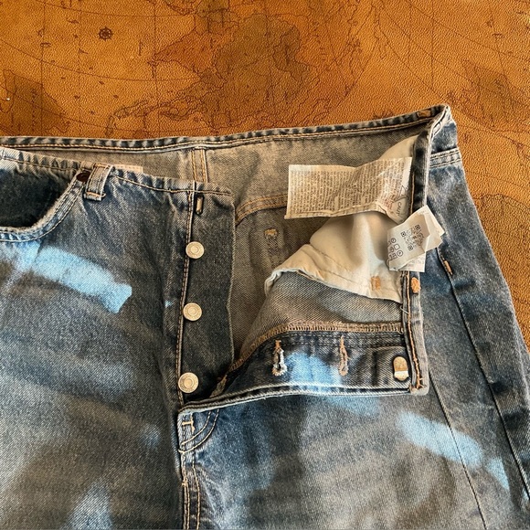 Zara women's low waist Classic Blue Jeans - Picture 9 of 9